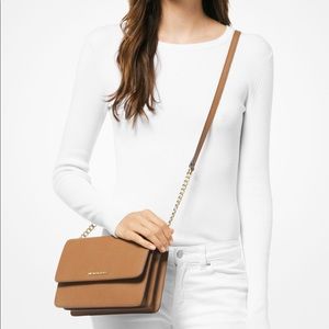 Michael Kors Daniela Large Leather Crossbody